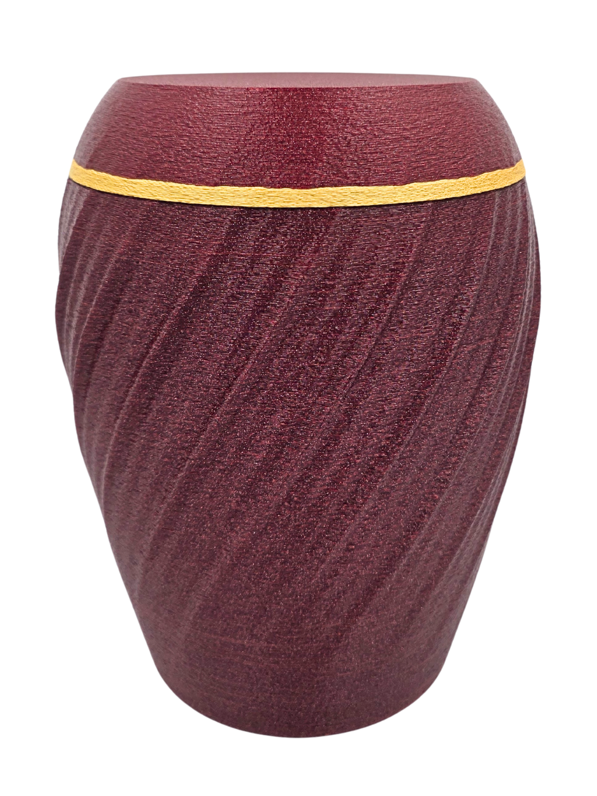 Struktur Urne - Weinrot/Gold