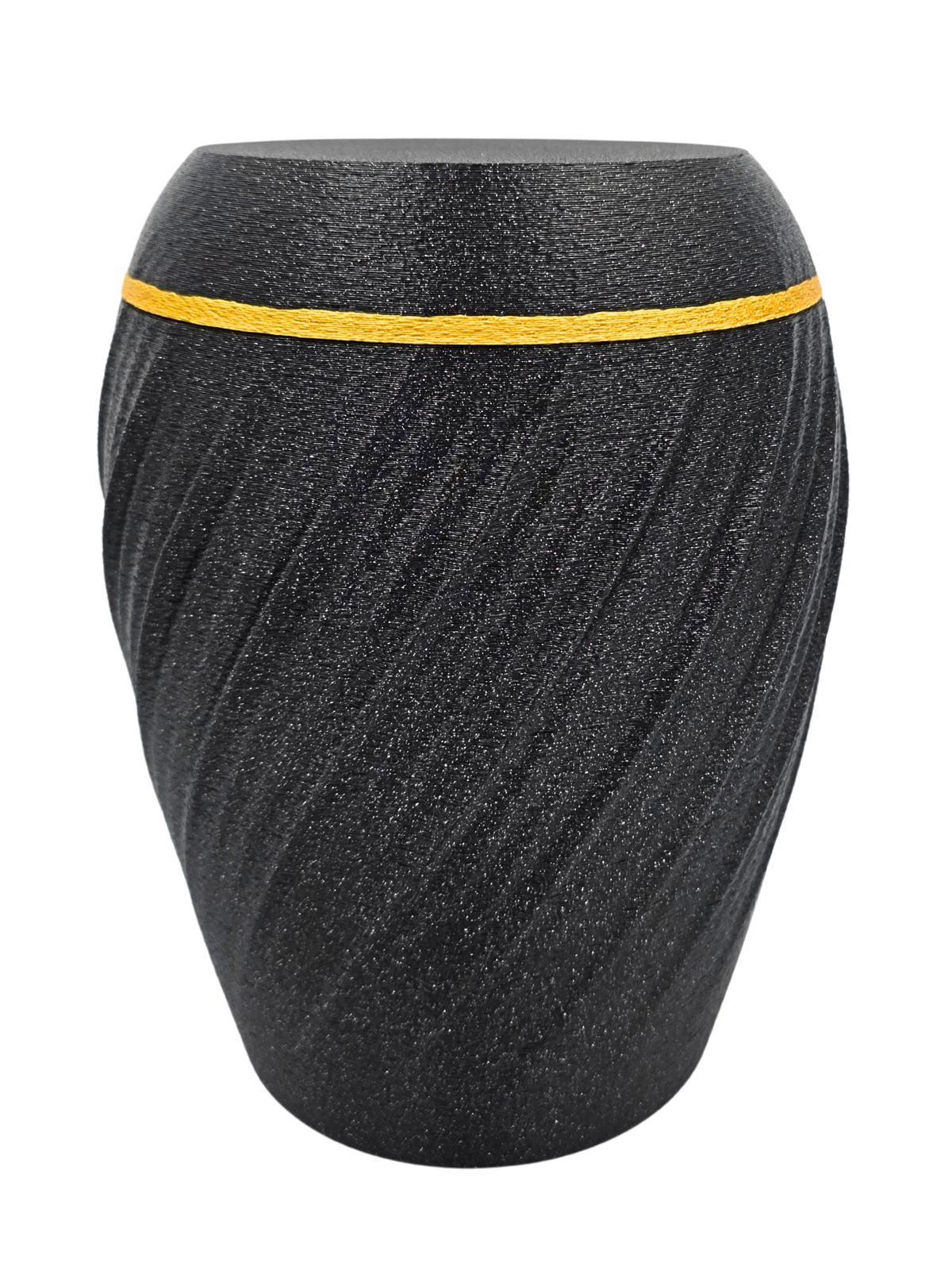 Struktur Urne - Schwarz/Gold