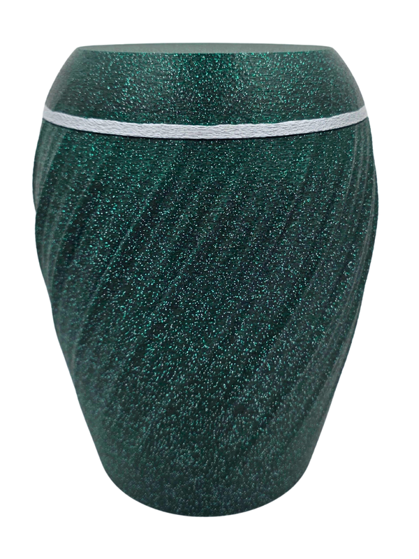 Struktur Urne - Emerald/Grau