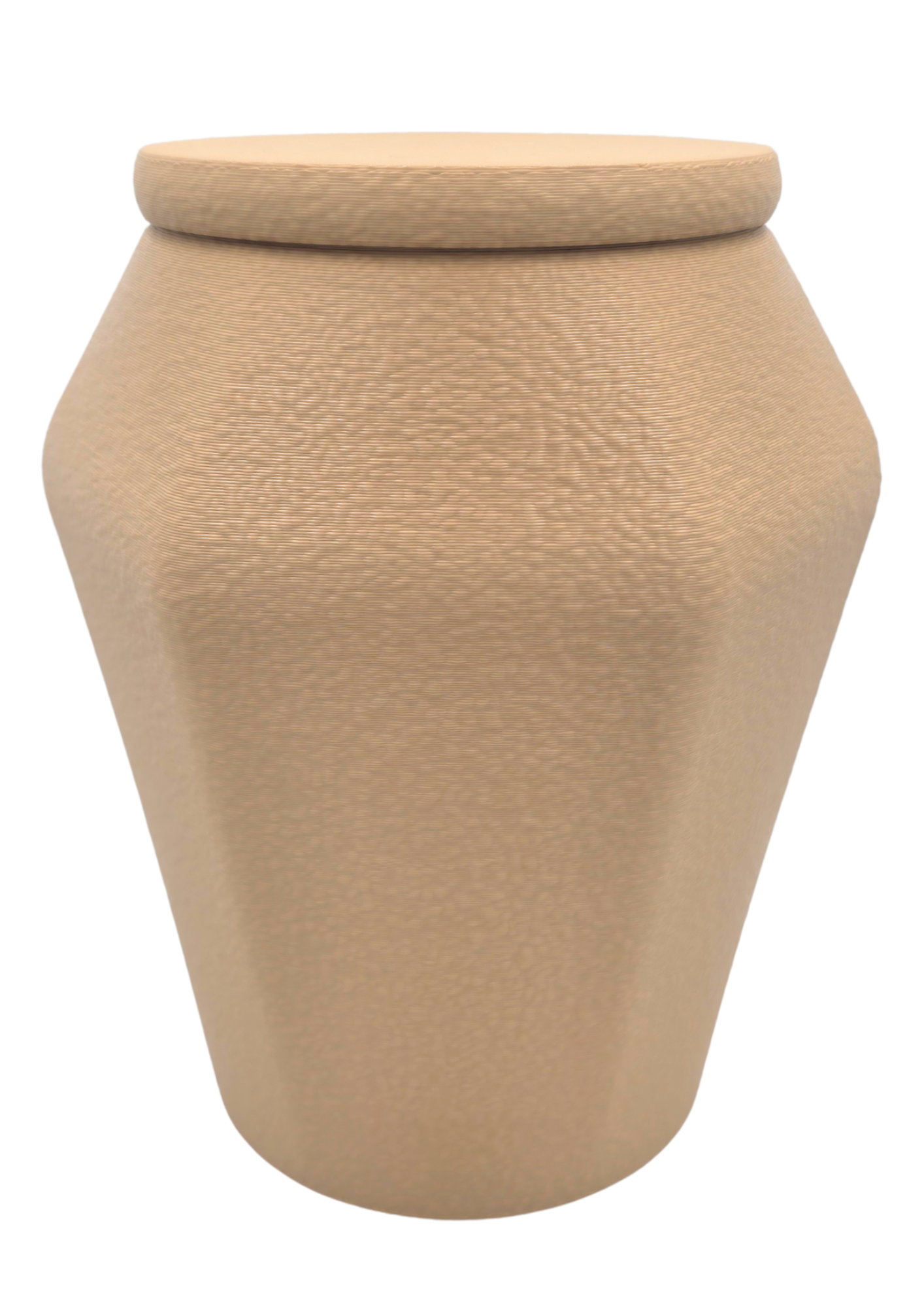 Bio-Urne Sandbeige
